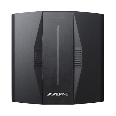 Alpine PXE-C80-88 vedere de sus cu amplificatorul integrat