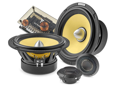 Set boxe auto pe 2 căi Focal ES 165 KX2E cu membrane K2 galbene