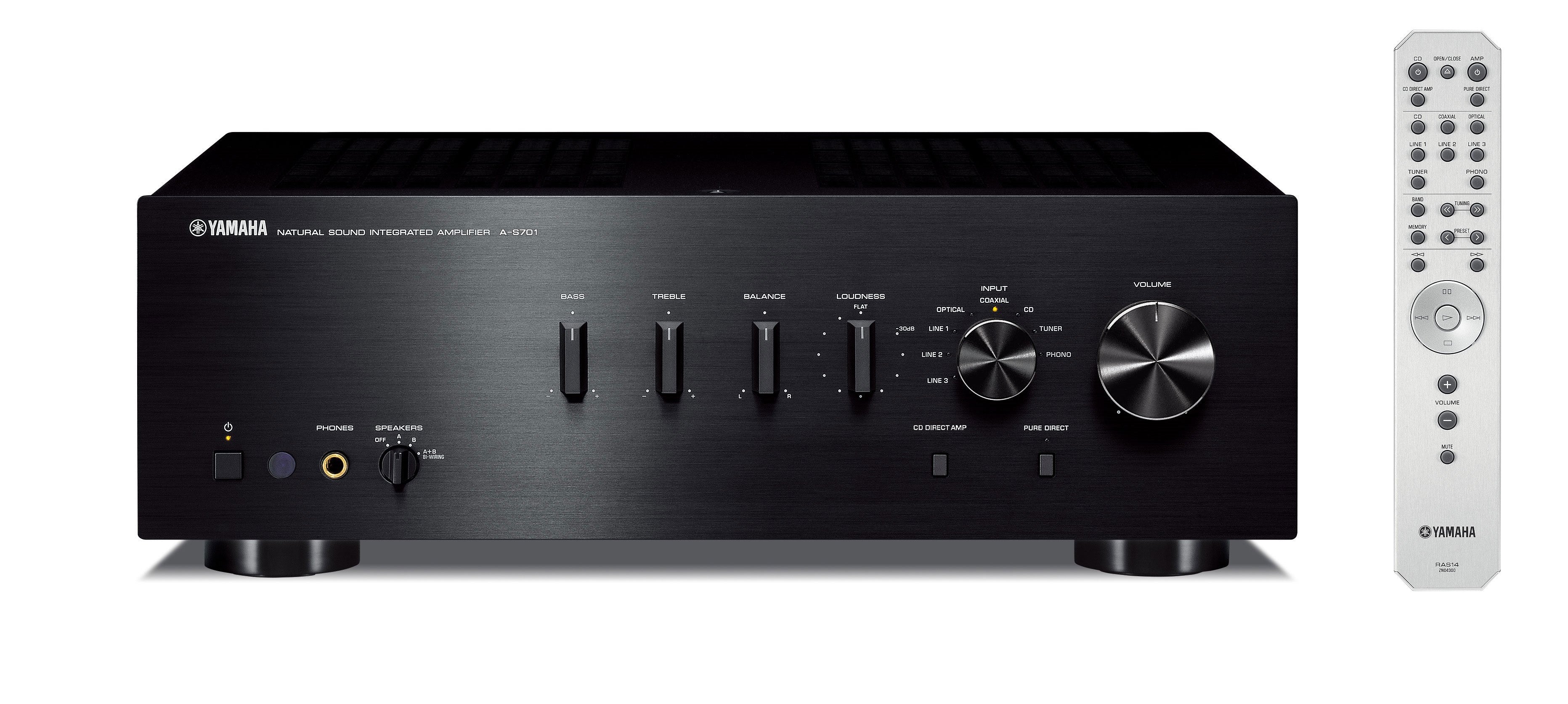 Yamaha A-S701 Amplificator Black, imagine oficială.