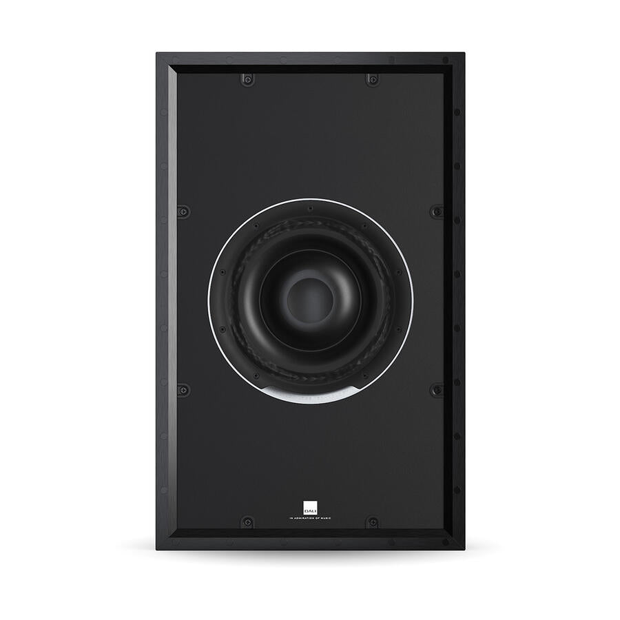 DALI Phantom IW SUB S-100 - difuzorul de 10 inch cu membrană din aluminiu anodizat, fără grilă