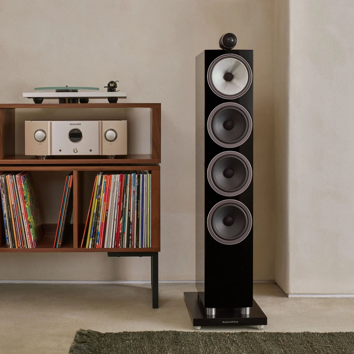 Bowers & Wilkins 702 S3 Boxe de podea - Pereche Gloss Black, imagine oficiala 3.