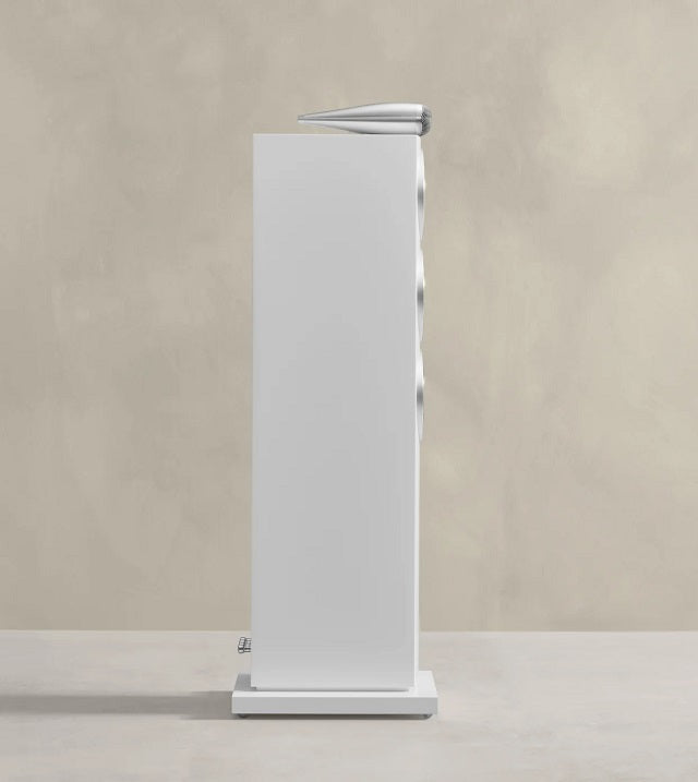 Bowers & Wilkins 702 S3 Boxe de podea - Pereche Satin White, imagine oficială.