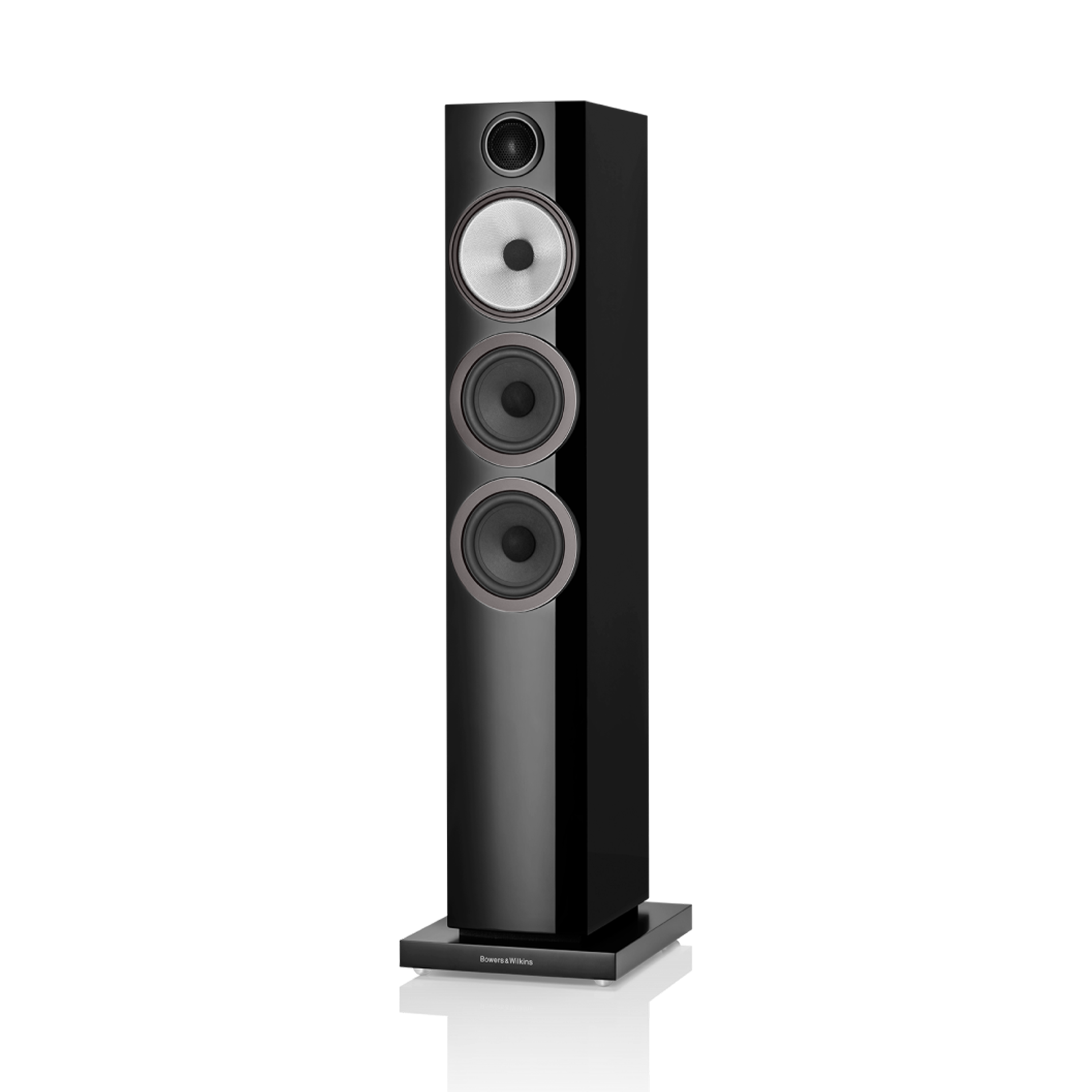 Bowers & Wilkins 704 S3 Boxe de podea - Pereche Gloss Black, imagine oficiala 1.#color_gloss-black