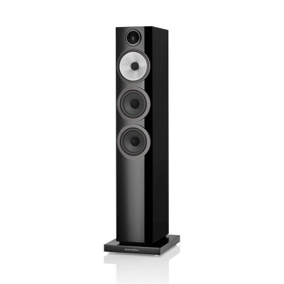 Bowers & Wilkins 704 S3 Boxe de podea - Pereche Gloss Black, imagine oficiala 1.