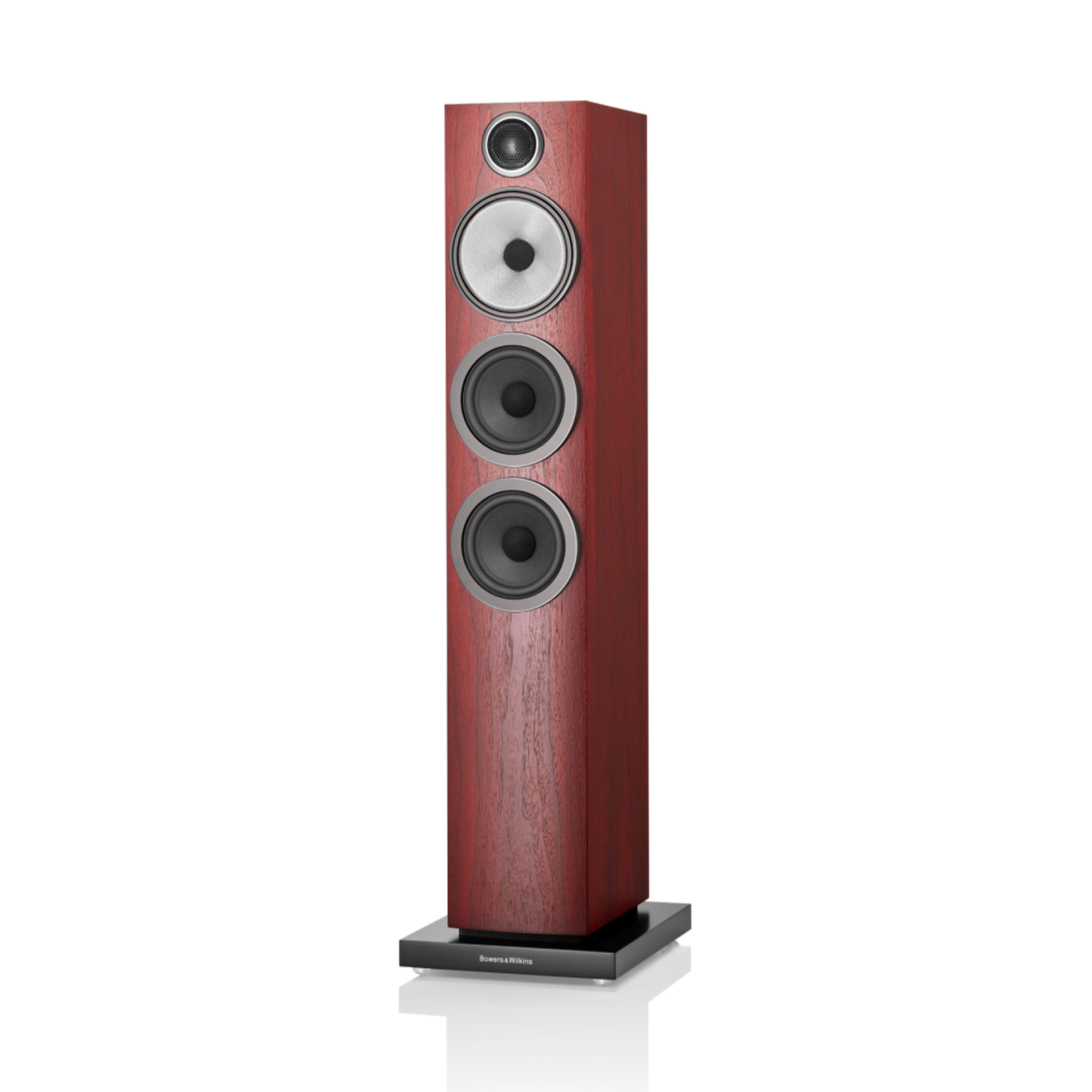 Bowers & Wilkins 704 S3 Boxe de podea - Pereche Rosenut, imagine oficială 1.