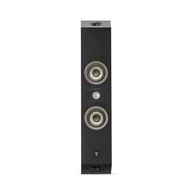 Focal On Wall 301 – vedere frontală fără grilă, cu membranele Flax și tweeterul TNF