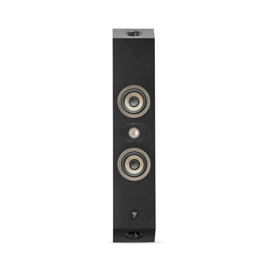Focal On Wall 301 – vedere frontală fără grilă, cu membranele Flax și tweeterul TNF