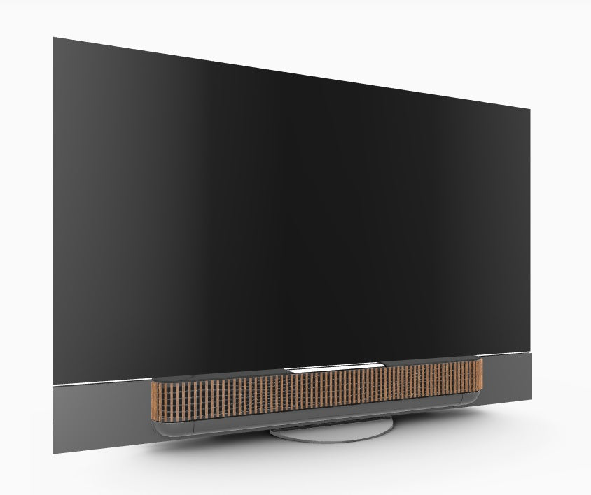 Bang & Olufsen Beosound Theatre 77 TV și soundbar - Suport de masă Black Anthracite / Dark Oak, imagine oficială 1.