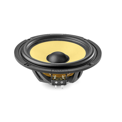 Woofer slim Focal ES 165 K2S cu con K2 din fibră aramidică galbenă