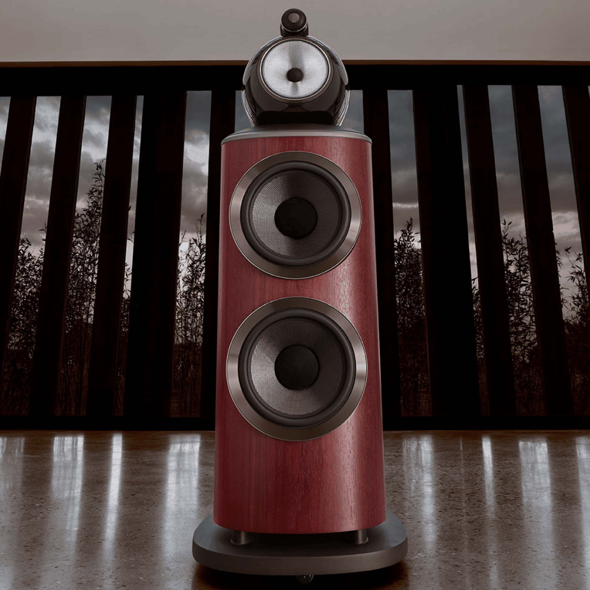 Bowers & Wilkins 801 D4 Boxe de podea - Pereche Satin Rosenut, imagine oficiala 5.