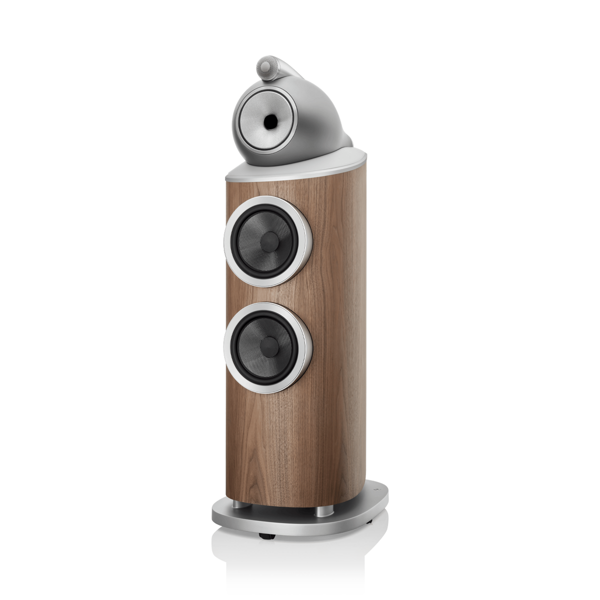 Bowers & Wilkins 803 D4 Boxe de podea - Pereche Satin Walnut, imagine oficială.