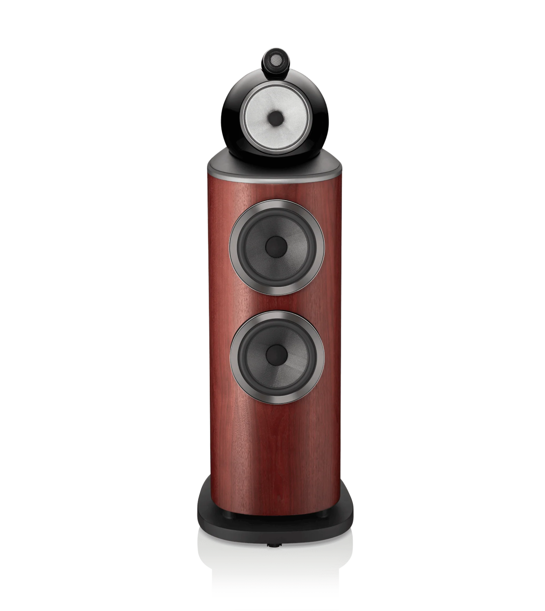 Bowers & Wilkins 802 D4 Boxe de podea - Pereche Satin Rosenut, imagine oficială.