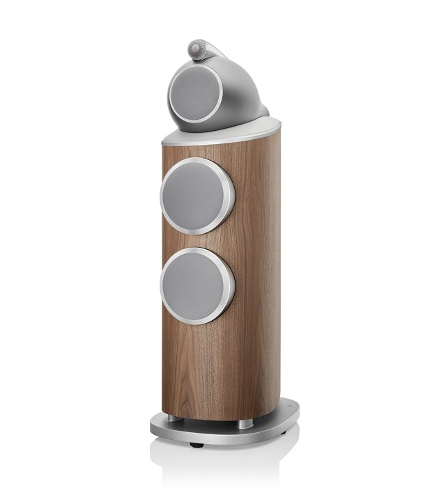 Bowers & Wilkins 802 D4 Boxe de podea - Pereche Satin Walnut, imagine oficială.