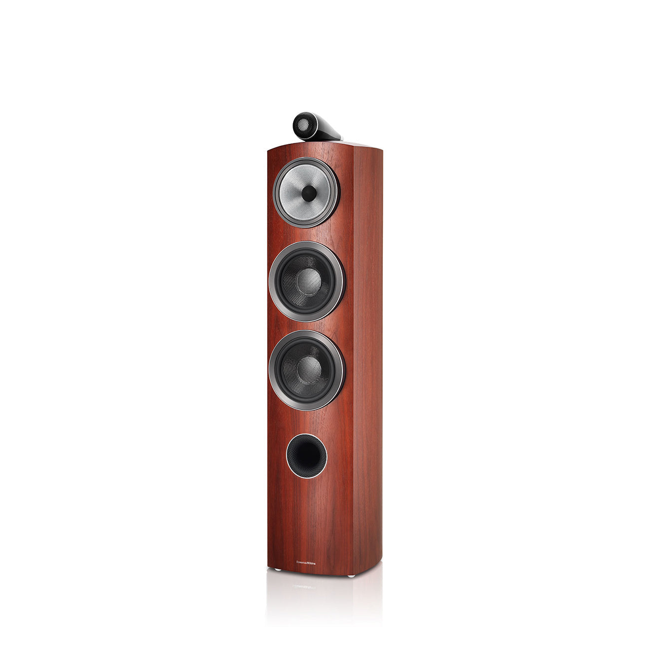 Bowers & Wilkins 804 D3 – vedere din spate, zona terminalelor