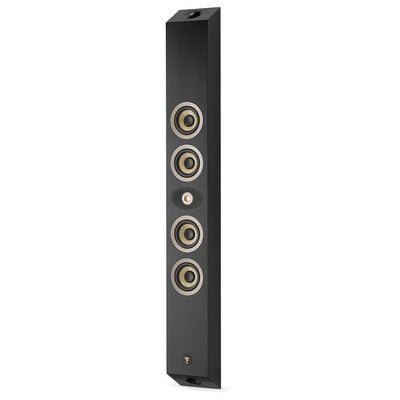 Focal On Wall 302 - boxă aparentă de perete alungită, cu grilă, vedere frontală