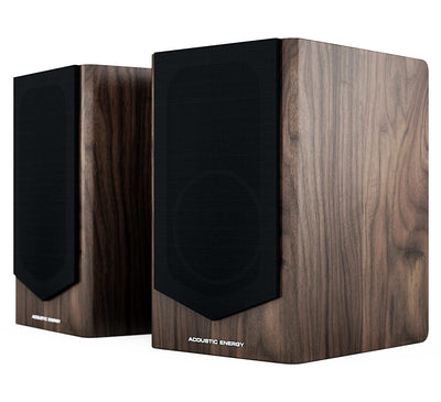 Acoustic Energy AE500 Boxe de raft - Pereche American Walnut, imagine oficială.