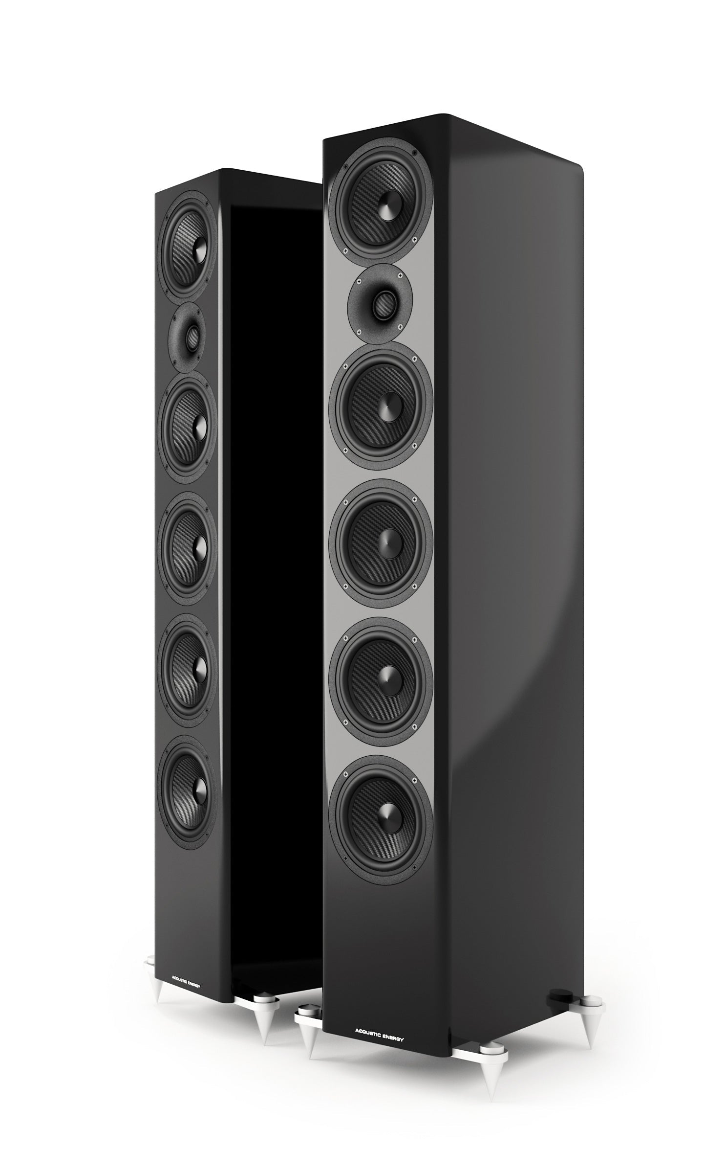 Acoustic Energy AE520 Boxe de podea - Pereche Piano Black Gloss, imagine oficială 1.#color_piano-black-gloss