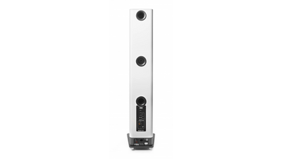 Elac Navis ARF51 Boxe active de podea, White HG, vedere din spate.