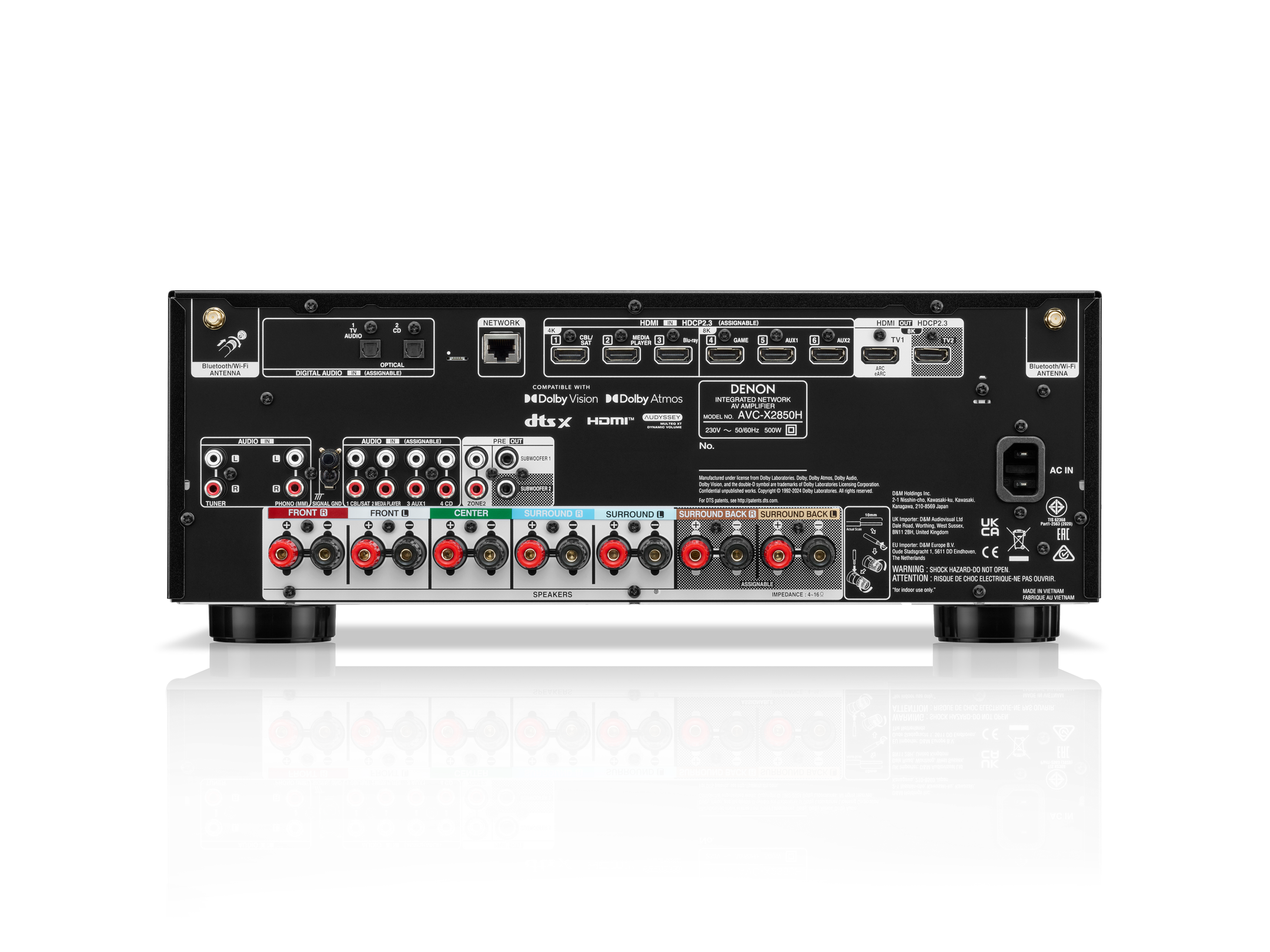 Denon AVC-X2850H Amplificator AV 7.2 – Premium Audio Denon AVC-X2850H Amplificator AV 7.2 – Premium Audio
