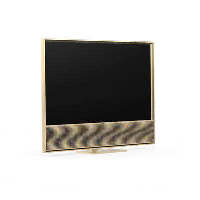 Bang & Olufsen Beovision Contour 48 Televizor OLED și soundbar Light Oak / Gold Tone, imagine oficială 1.