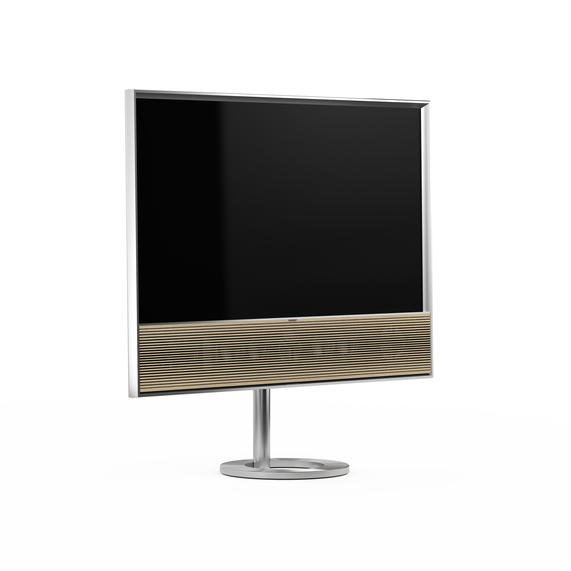 Bang & Olufsen Beovision Contour 55 Televizor OLED și soundbar Light Oak / Silver, imagine oficială 1.