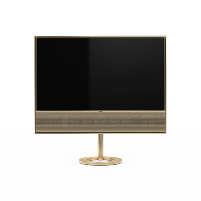 Bang & Olufsen Beovision Contour 55 Televizor OLED și soundbar Light Oak / Gold Tone, imagine oficială 1.