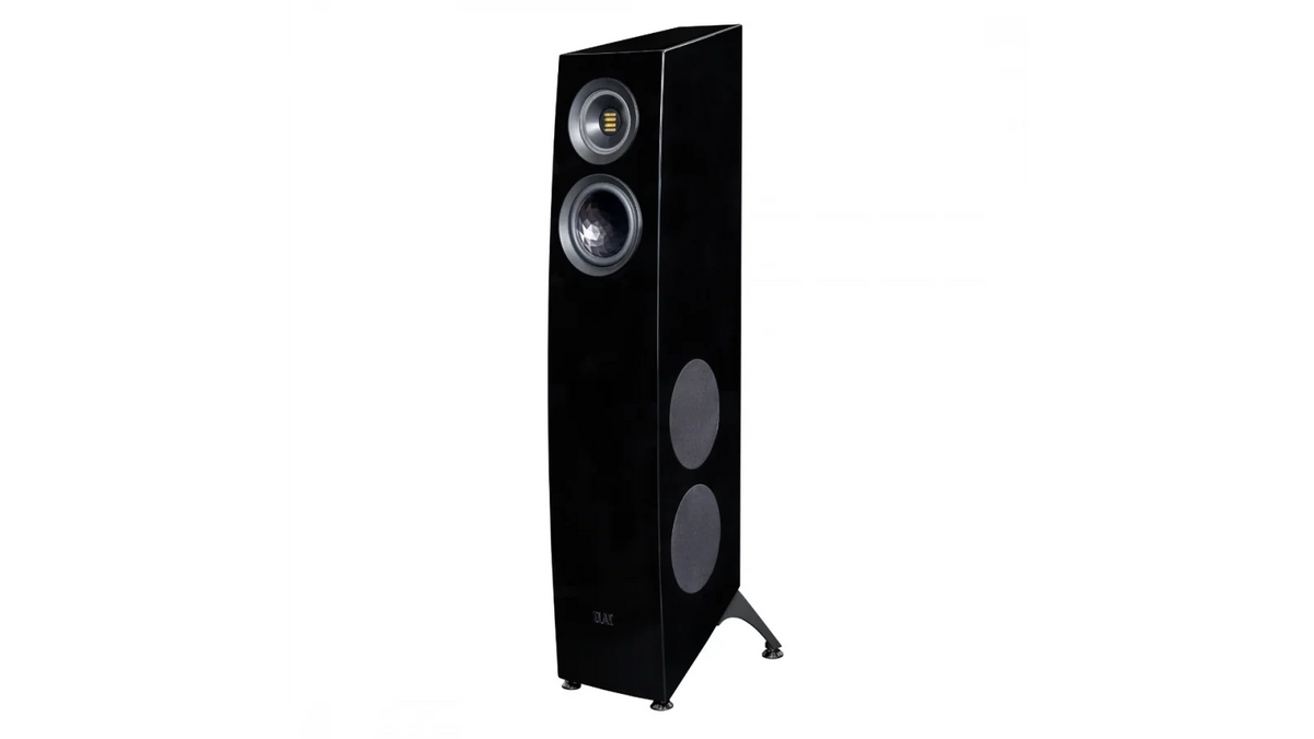 Elac Concentro S 507.2 Boxe de podea - Pereche, finisaj Black, vedere din unghi.