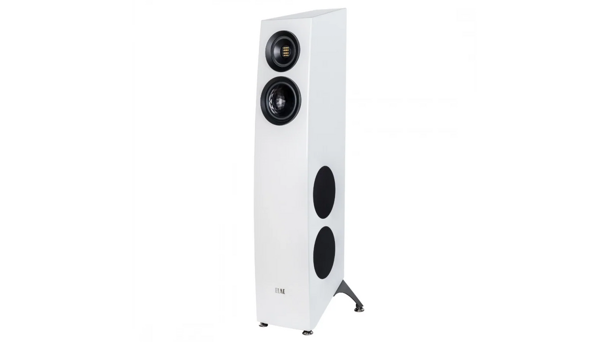 Elac Concentro S 507.2 Boxe de podea - Pereche, finisaj White, vedere din unghi.