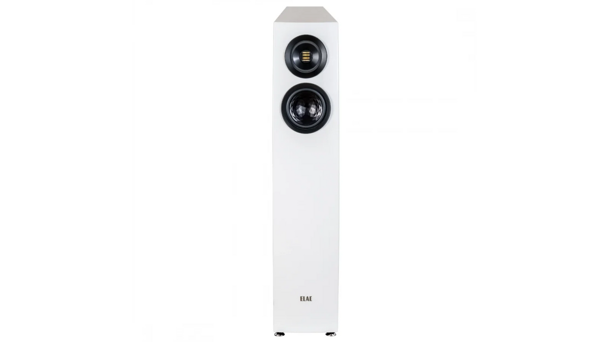 Elac Concentro S 507.2 Boxe de podea - Pereche, finisaj White, vedere frontală.