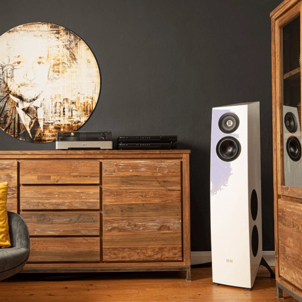 Elac Concentro S 509 Boxe de podea - Pereche White, imagine oficială.
