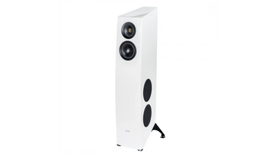 Elac Concentro S 509 Boxe de podea - Pereche, finisaj White, vedere din unghi.