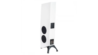Elac Concentro S 509 Boxe de podea - Pereche, finisaj White, vedere din spate.