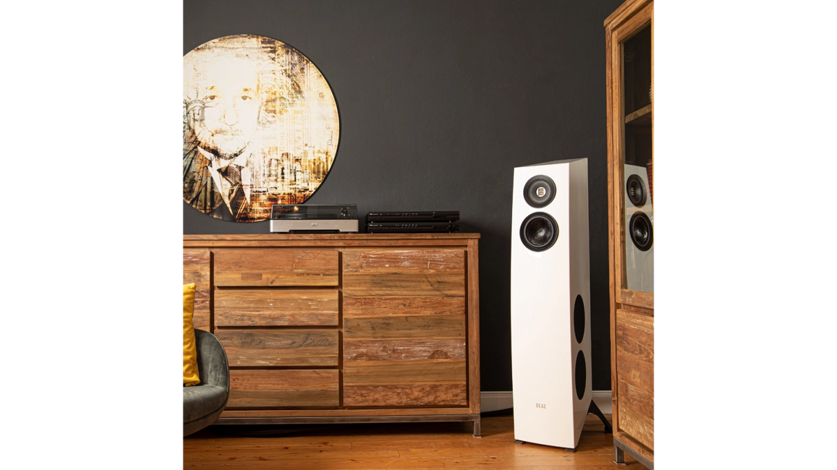 Elac Concentro S 509 Boxe de podea - Pereche White, imagine oficială.