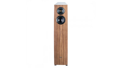 Elac Concentro S 509 Boxe de podea - Pereche, finisaj Walnut, vedere frontală.