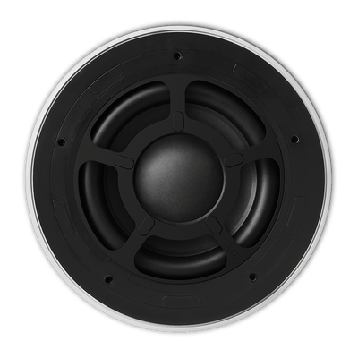 KEF Ci250RRb-THX, vedere frontală a driverului de bas de 250 mm