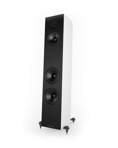 Acoustic Energy Corinium Boxe de podea - Pereche Matte White, imagine oficială 1.