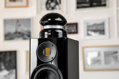 Elac 4PI Plus V Tweeter on Top - Pereche, într-un living.