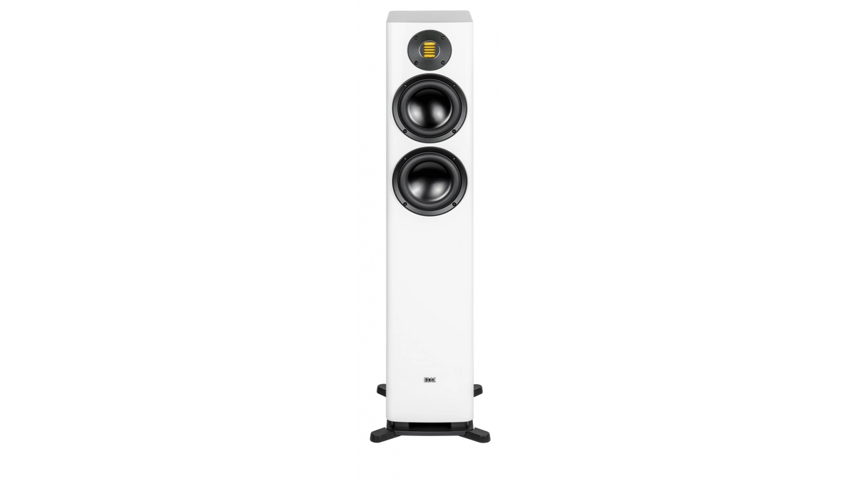 Elac Solano FS 287.2 Boxe de podea - Pereche White HG, imagine oficială.