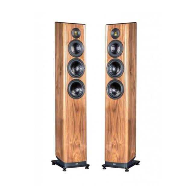 Elac Vela FS 409.2 Boxe de podea - Pereche Walnut, imagine oficială.
