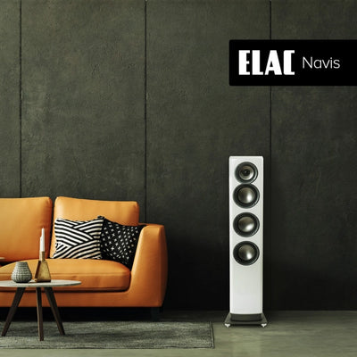Elac Navis ARF51, detaliu difuzoare din aluminiu.