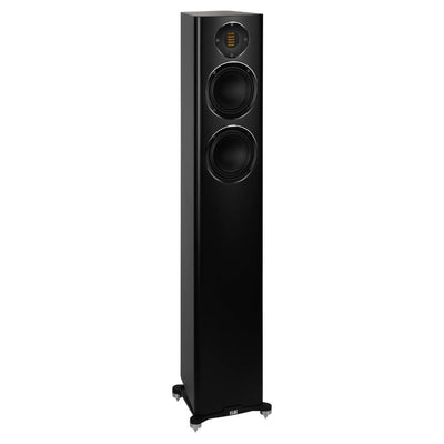 Elac Carina FS 247.4 Boxe de podea - Pereche, finisaj Satin Black, vedere laterală.