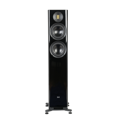 Elac Solano FS 287.2 Boxe de podea - Pereche, finisaj Black HG, vedere frontală.