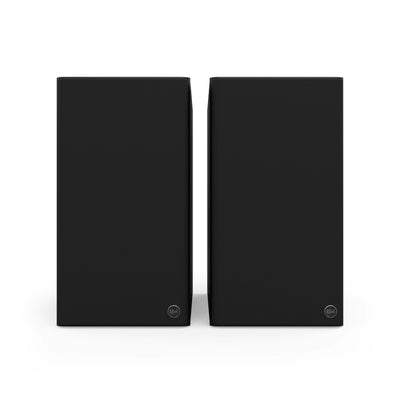 Klipsch The Nines II Boxe active - Pereche, finisaj Ebony, vedere frontală.