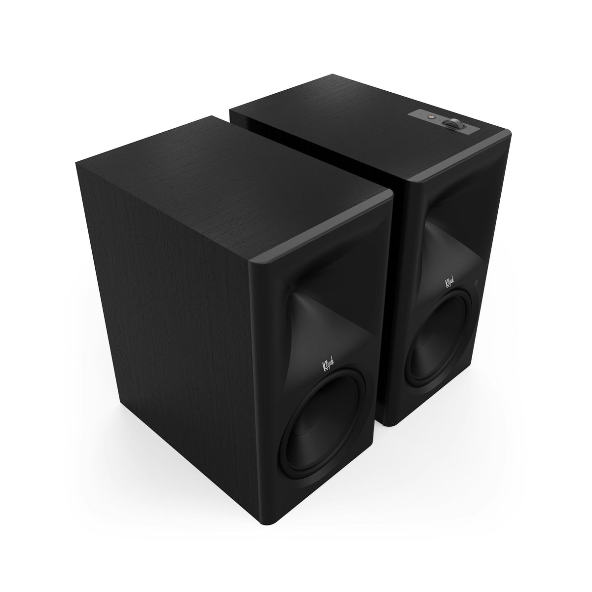 Klipsch The Nines II Boxe active - Pereche, finisaj Ebony, fără grilă.
