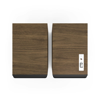Klipsch The Nines II Boxe active - Pereche, finisaj Walnut, vedere de sus.