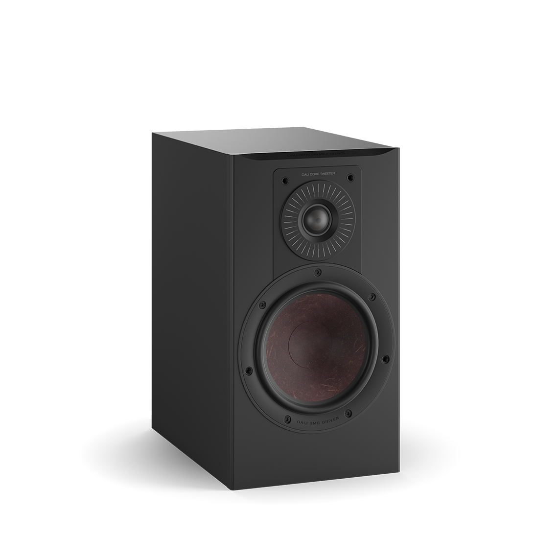 Dali OPTICON 2 MK2 Boxe de raft-Pereche Black Ash, imagine oficială.