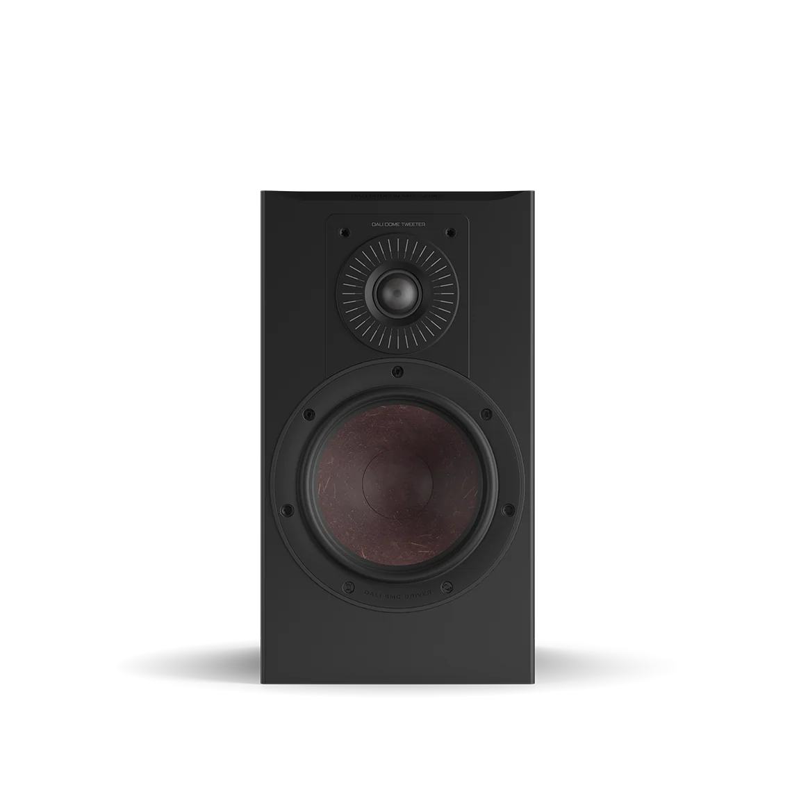 Dali OPTICON 2 MK2 Boxe de raft-Pereche Black Ash, imagine oficială.