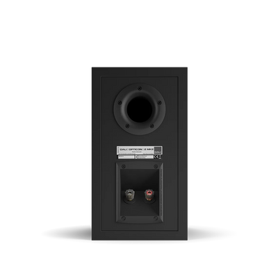 Dali OPTICON 2 MK2 Boxe de raft-Pereche Black Ash, imagine oficială.