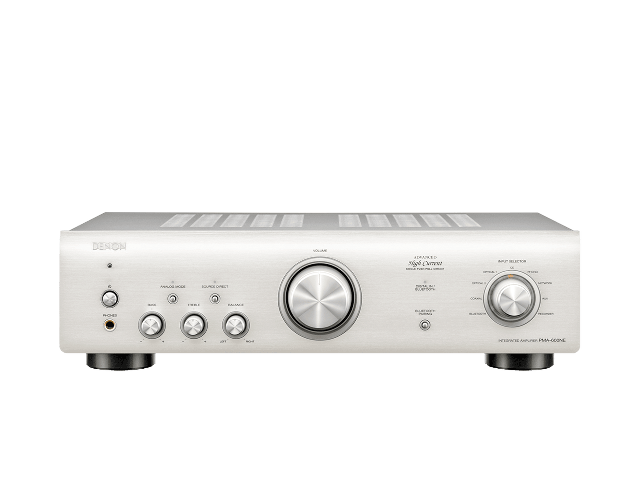 Denon PMA-600NE Amplificator Premium Silver, imagine oficială.