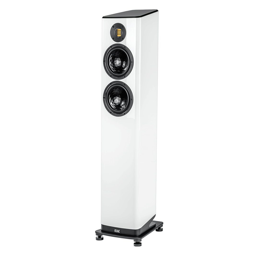 Elac Vela FS 408.2 Boxe de podea - Pereche White, imagine oficială.